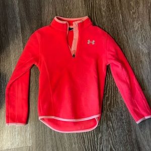 UA girls fleece quarter zip